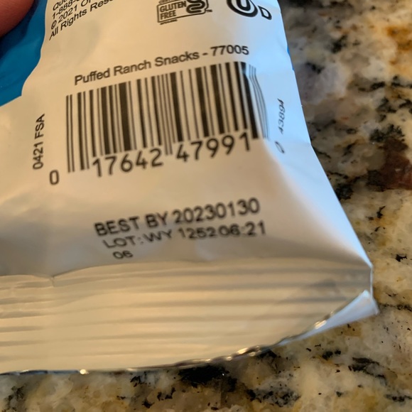 optavia Other 5 Optavia Puffed Ranch Snacks Poshmark
